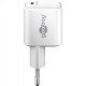 Goobay 65370 USB-C USB-C TM Dual Fast Charger (36 W), White 5370 USB-C USB-C TM Dual Fast Charger (36 W)