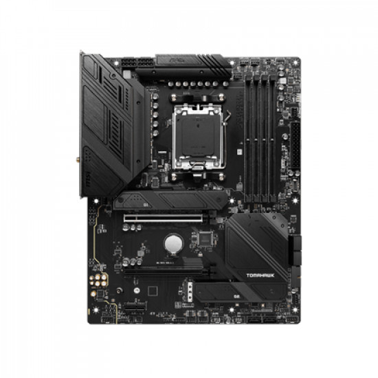 MSI | MAG B650 TOMAHAWK WIFI | Processor family AMD | Processor socket AM5 | DDR5 DIMM | Memory slots 4 | Supported hard disk drive interfaces SATA, M.2 | Number of SATA connectors 6 | Chipset AMD B650 | ATX