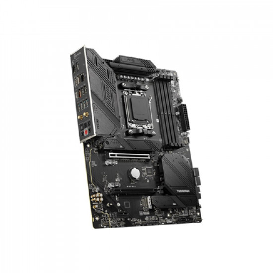 MSI | MAG B650 TOMAHAWK WIFI | Processor family AMD | Processor socket AM5 | DDR5 DIMM | Memory slots 4 | Supported hard disk drive interfaces SATA, M.2 | Number of SATA connectors 6 | Chipset AMD B650 | ATX