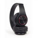 Gembird | BHP-LED-01 | Stereo Headset with LED Light Effects | Bluetooth | On-Ear | Wireless | Black