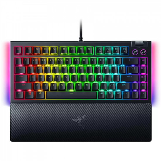 Razer | BlackWidow V4 75% | Mechanical Gaming keyboard | Wired | US | Black