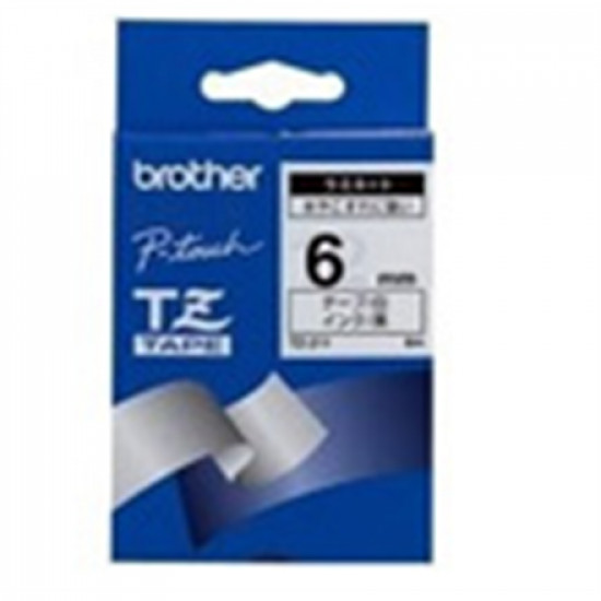 Brother | TZe-211 Laminated Tape | Black on White | TZe | 8 m | 6 cm