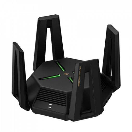 Xiaomi | Tri-Band Wireless Wi-Fi 6 Router | Mi AX9000 | 802.11ax | 4804+2402+1148 Mbit/s | 10/100/1000/2500 Mbit/s | Ethernet LAN (RJ-45) ports 5 | Mesh Support Yes | MU-MiMO Yes | No mobile broadband | Antenna type External/Internal | 1 x USB 3.0