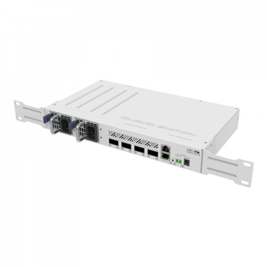 MikroTik | Cloud Router Switch | CRS504-4XQ-IN | No Wi-Fi | 10/100 Mbit/s | Ethernet LAN (RJ-45) ports 1 | Mesh Support No | MU-MiMO No | No mobile broadband