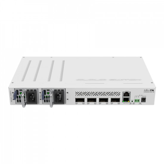 MikroTik | Cloud Router Switch | CRS504-4XQ-IN | No Wi-Fi | 10/100 Mbit/s | Ethernet LAN (RJ-45) ports 1 | Mesh Support No | MU-MiMO No | No mobile broadband