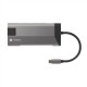 Natec USB-C Multiport Adapter | NMP-1690 | 0.15 m | Grey | USB Type-C