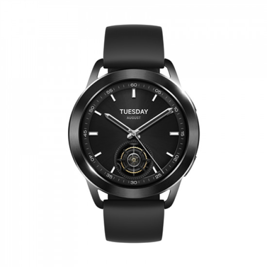 Watch S3 | Smart watch | AMOLED | 1.43” | Waterproof | Black