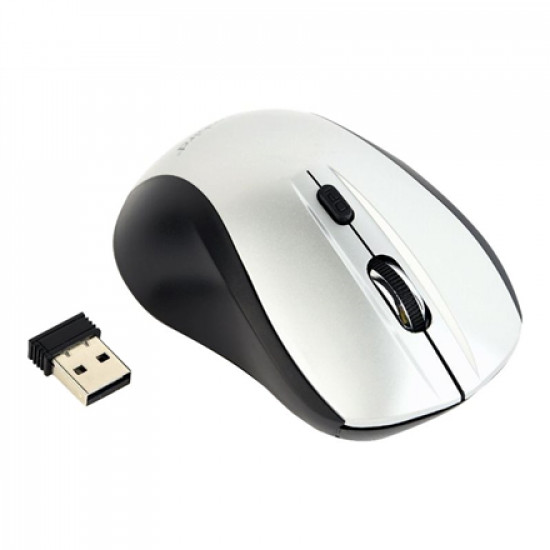 Gembird | Optical Mouse | MUSW-4B-02-BS | Wireless | USB | Black/silver