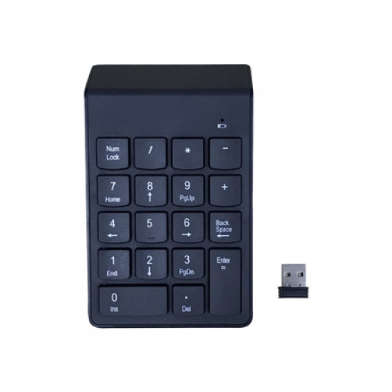 Gembird | Numeric keypad | KPD-W-02 | Numeric keypad | Wireless | N/A | Black