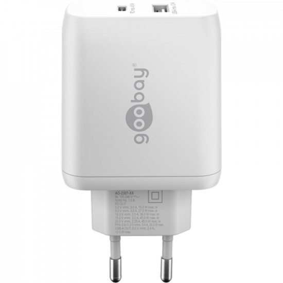 Goobay | USB-C PD Dual Fast Charger (45 W) | 65412 | N/A