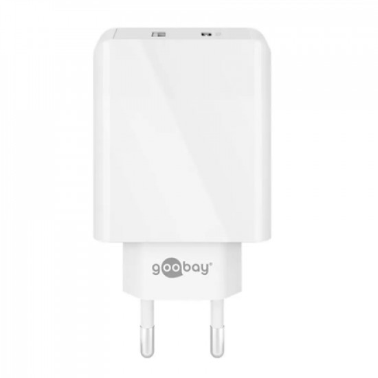 Goobay | 61674 | Dual USB-C PD Fast Charger (30 W)