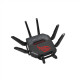 Asus | Quad-band Gaming Router (EU+UK) | ROG Rapture GT-BE98 | 802.11ax | 10/100/1000 Mbit/s | Ethernet LAN (RJ-45) ports 1 | Mesh Support Yes | MU-MiMO Yes | 5G | Antenna type External | 1 x USB 3.2 Gen1, 1 x USB 2.0