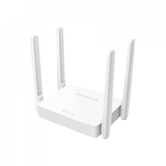 Mercusys | AC1200 Wireless Dual Band Router | AC10 | 802.11ac | 300+867 Mbit/s | 10/100 Mbit/s | Ethernet LAN (RJ-45) ports 2 | Mesh Support No | MU-MiMO Yes | No mobile broadband | Antenna type 4xFixed | No