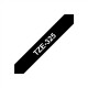 Brother | TZe-325 Laminated Tape | White on Black | TZe | 8 m | 9 cm