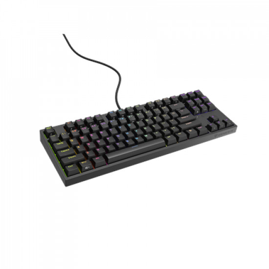 Genesis Mechanical Gaming Keyboard THOR 404 TKL RGB Mechanical Gaming Keyboard Wired US Gateron Yellow Pro USB Type-A 1005 g