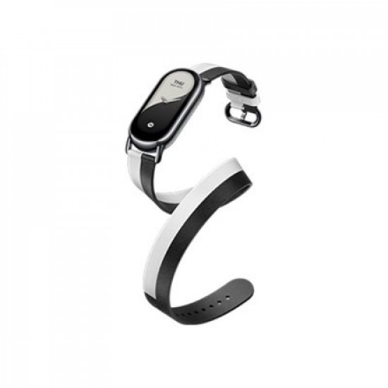 Xiaomi | Smart Band 8 Double | Black/White | PU coated leather