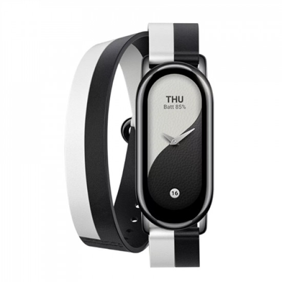 Xiaomi | Smart Band 8 Double | Black/White | PU coated leather