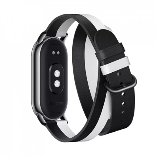 Xiaomi | Smart Band 8 Double | Black/White | PU coated leather | Total length: 140-180mm