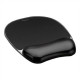 Fellowes | Mouse pad with wrist support CRYSTAL | Mouse pad with wrist pillow | 202 x 235 x 25  mm | Black