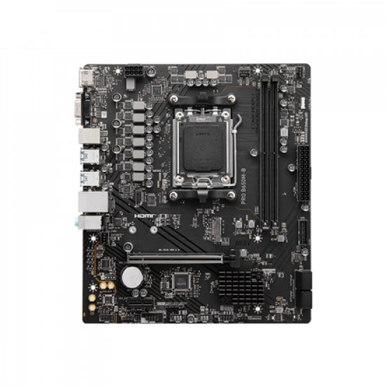 MSI | PRO B650M-B | Processor family AMD | Processor socket AM5 | DDR5 | Supported hard disk drive interfaces M.2, SATA | Number of SATA connectors 4 | In Stock at ITworkup