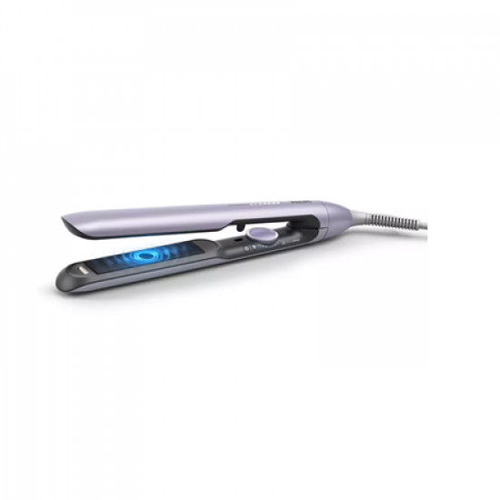 Philips | Hair straightener | BHS742/00 | Ceramic heating system | Ionic function | Display LED | Temperature (min) 120 °C | Temperature (max) 230 °C | Number of heating levels 12 | Purple