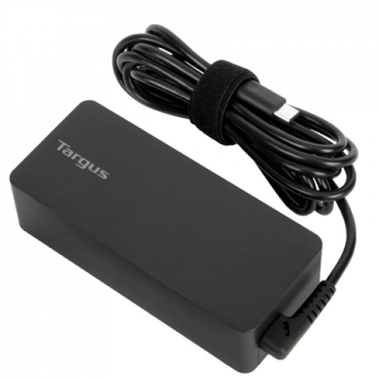 Targus 65 W USB-C PD Charger - For Laptops or Power Pass-Thru Docks