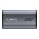 Dysk zewnętrzny SSD ADATA Elite SE880 500GB Szary (AELI-SE880-500GCGY)