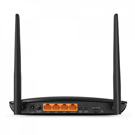 TP-LINK | Wireless Dual Band Gigabit Router | Archer MR500 | 802.11ac | 867 Mbit/s | 10/100/1000 Mbit/s | Ethernet LAN (RJ-45) ports 4 | Mesh Support Yes | MU-MiMO Yes | 4G + | Antenna type External antenna x 2 | 24 month(s)