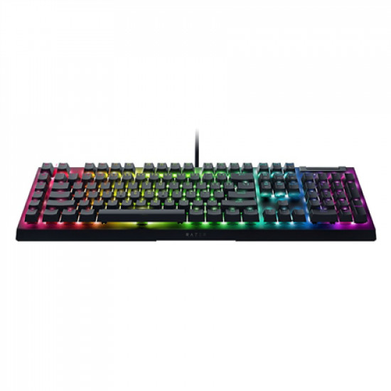 Razer | Mechanical Gaming Keyboard | BlackWidow V4 X | Mechanical Gaming Keyboard | Wired | US | Black | Yellow Mechanical Switches (Linear)