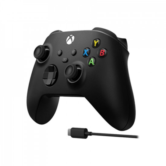 Microsoft | Xbox Wireless Controller + USB-C Cable - Gamepad | Controller | Wireless | N/A | Black