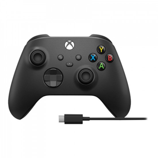 Microsoft | Xbox Wireless Controller + USB-C Cable - Gamepad | Controller | Wireless | N/A | Black