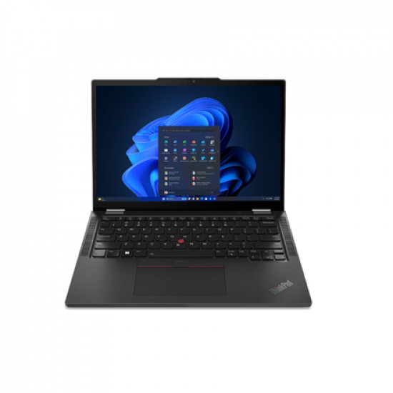 Lenovo | ThinkPad X13 2-in-1 | Black | 13.3  | IPS | Touchscreen | WUXGA | 1920 x 1200 pixels | Anti-glare | Intel Core U7 | 155U | 16 GB | Soldered LPDDR5x | Solid-state drive capacity 512 GB | Intel Graphics | Windows 11 Pro | 802.11ax | Bluetooth version 5.3 | Keyboard language Nordic | Keyboard backlit | Warranty 36 month(s) | Battery warranty 12 month(s)