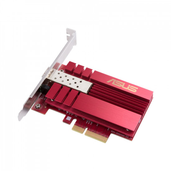 Asus | XG-C100F 10G PCIe Network Adapter SFP+ port for Optical Fiber Transmission and DAC cable | 10/100/1000/10000 Mbit/s