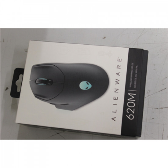 SALE OUT. Dell | Gaming Mouse | AW620M | Wired/Wireless | Alienware Wireless Gaming Mouse | Dark Side of the Moon | USED AS DEMO, SCRATCHES ON BOTTOM