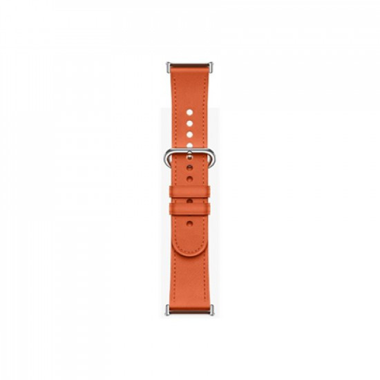 Xiaomi | Leather Quick Release Strap | Coral orange | Stainless steel/Calf leather | Fits wrists 135-205 mm