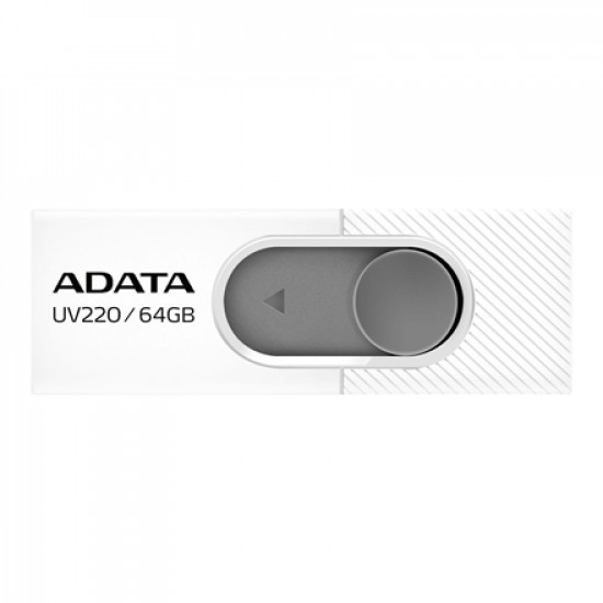 ADATA | UV220 | 64 GB | USB 2.0 | White/Gray