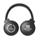 Panasonic | RB-M500BE-K | Deep Bass Wireless Headphones | Wireless | Over-ear | Microphone | Wireless | Black