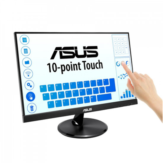 Asus | Touch LCD | VT229H | 21.5  | IPS | FHD | 60 Hz | 5 ms | Touchscreen | 1920 x 1080 | 250 cd/m² | HDMI ports quantity 1 | Black | Warranty 36 month(s)