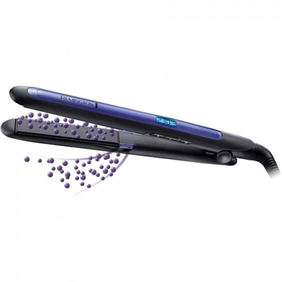 Remington Pro-Ion Hair Straightener | S7710 | Ceramic heating system | Ionic function | Display Digital | Temperature (min) 150 C | Temperature (max) 230 C | Blue/Black