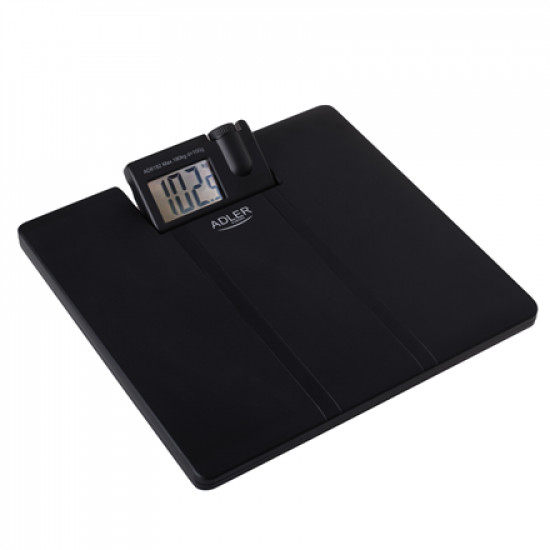 Adler | Bathroom Scale with Projector | AD 8182 | Maximum weight (capacity) 180 kg | Accuracy 100 g | Black