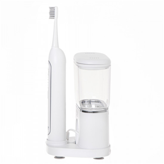 Adler 2-in-1 Water Flossing Sonic Brush | AD 2180w | Rechargeable | For adults | Number of brush heads included 2 | Number of teeth brushing modes 1 | White