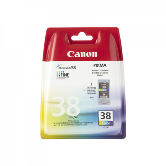 Canon CL-38 Tri-Colour | Ink Cartridge | Cyan, Magenta, Yellow