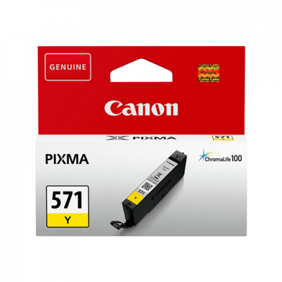 Canon CLI-571Y | Ink Cartridge | Yellow