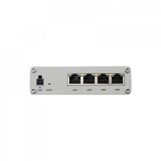 Industrial Router | RUTX08 | No Wi-Fi | Mbit/s | 10/100/1000 Mbit/s | Ethernet LAN (RJ-45) ports 4 | Mesh Support No | MU-MiMO No | No mobile broadband | 1 | 24 month(s)