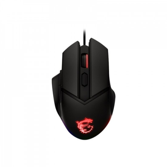 MSI CLUTCHGM20 ELITE Gaming USB RGB Adjustable up to 6400 DPI Desktop Laptop Gaming Grade Optical Mouse (Clutch GM20 ELITE) | MSI