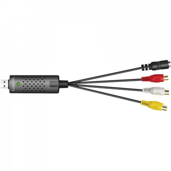 Logilink | USB 2.0 A/V grabber, USB-A/M to 3x RCA + Mini-DIN 5/F, Windows 11 | VG0030A