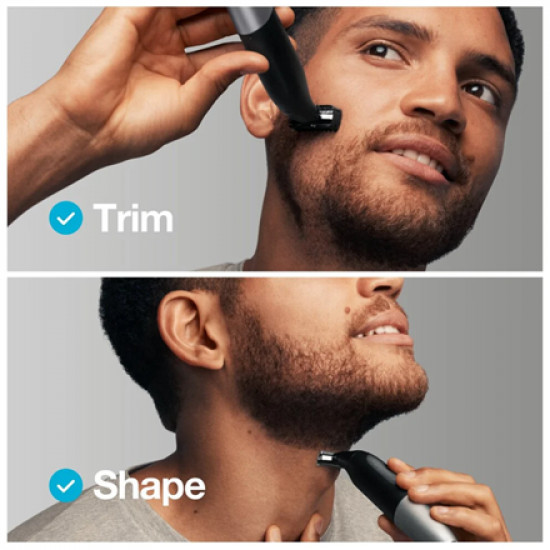 Braun | Hybrid Hair, Beard, Body Trimmer | XT5100 Series X | Operating time (max) 60 min | Wet & Dry | Black