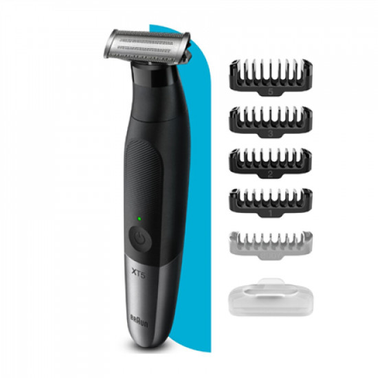 Braun | Hybrid Hair, Beard, Body Trimmer | XT5100 Series X | Operating time (max) 60 min | Wet & Dry | Black