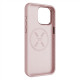 Fixed | MagFlow | Back cover | Apple | iPhone 15 Pro | Liquid silicon | Pink