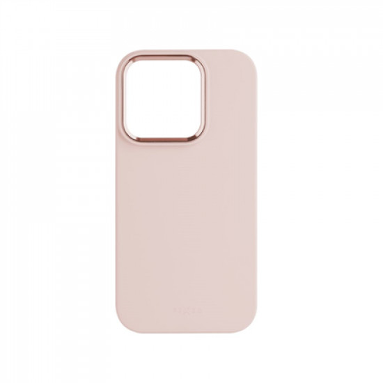 Fixed | MagFlow | Back cover | Apple | iPhone 15 Pro | Liquid silicon | Pink